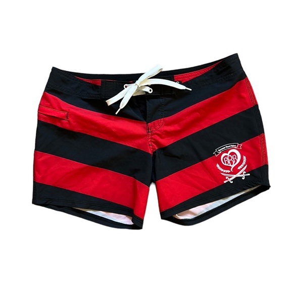 Buccaneer Board Riders Shorts Buccaneer Board Riders Red And Black